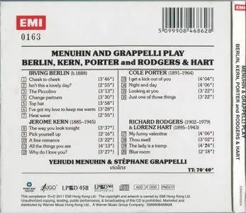 Yehudi Menuhin & Stephane Grappelli - Menuhin & Grappelli Play Berlin, Kern, Porter And Rodgers & Hart (1988) {2011, Reissue}