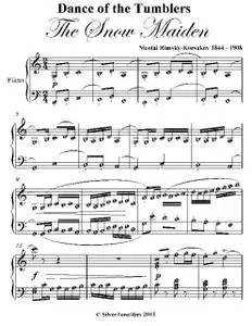 «Dance of the Tumblers the Snow Maiden Elementary Piano Sheet Music» by Nikolai Rimsky-Korsakov