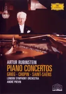 Rubinstein: Piano Concertos - Grieg | Chopin | Saint-Saens (DVD9) [Repost]