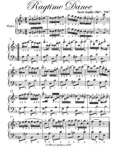 «Ragtime Dance Easy Piano Sheet Music» by Scott Joplin