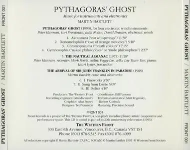 Martin Bartlett - Pythagoras' Ghost (1993) {Front 001}