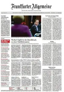 Frankfurter Allgemeine Zeitung vom Samstag, 10. Dezember 2011