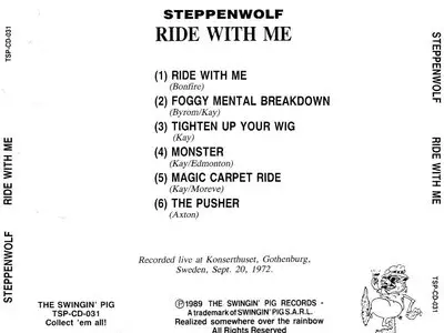 Steppenwolf - Ride With Me (1989) {The Swingin' Pig} **[RE-UP]**