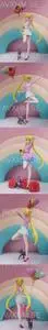 Usagi flowers and ballons