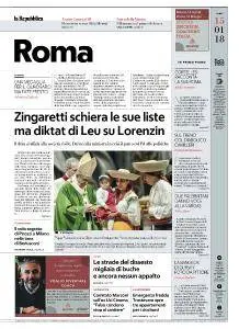 la Repubblica Roma - 15 Gennaio 2018