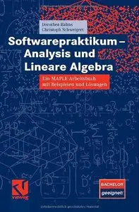 Softwarepraktikum - Analysis und Lineare Algebra: Ein MAPLE-Arbeitsbuch mit vielen Beispielen und Lösungen by Dorothea Bahns
