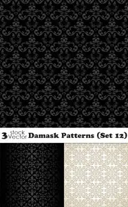 Vectors - Damask Patterns (Set 12)
