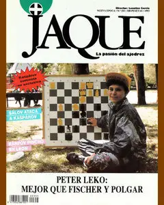 JAQUE • La pasion del Ajedrez • Numero 355 • Junio 1993 (Spanish)