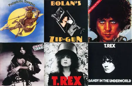 T. Rex - 6 Albums. Remastered, Bonus Tracks (1972 - 1977) [1994, Edsel Records]