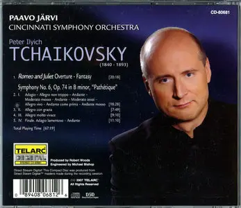 Paavo Jarvi, Cincinnati SO - P.I. Tchaikovsky: Symphony No.6 'Pathetique' Op.74; Romeo and Juliet Overture (2007)