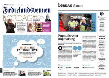 Fædrelandsvennen – 17. mars 2018