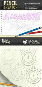 GraphicRiver Pencil Creator - Photoshop Actions