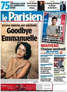 Le Parisien + Cahier Paris du Vendredi 19 Octobre 2012