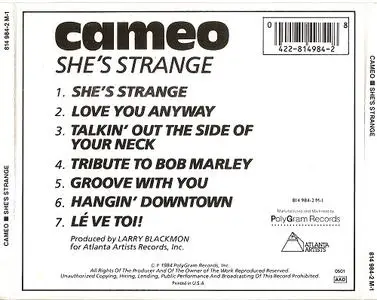 Cameo ‎- She's Strange (1984)