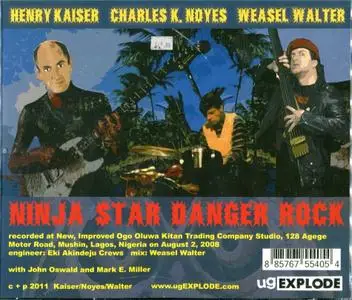 Henry Kaiser, Charles K. Noyes, Weasel Walter - Ninja Star Danger Rock (2011)