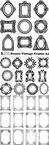 Vectors - Ornate Vintage Frames 24