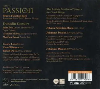 John Butt, Dunedin Consort - Johann Sebastian Bach: John Passion / Johannes-Passion (2013)