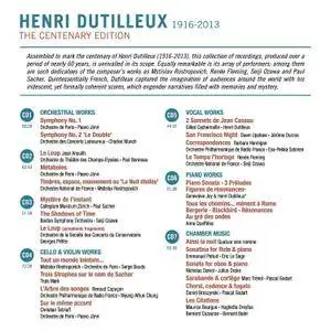 Henri Dutilleux - The Centenary Edition (2015) {7CD Box Set Erato-Warner Classics}