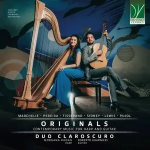 Morgana Rudan, Roberto Guarnieri - Marchelie, Pereira, Tisserand, Sidney, Lewis, Pujol: Originals Music for Harp and Guitar