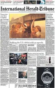 International Herald Tribune from Thursday, 10. January 2013