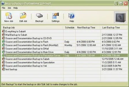 Perception Secura Backup Professional v2.42