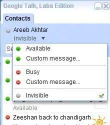 Google Talk new (With Invisible Feature)