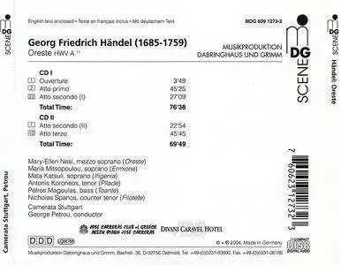 George Petrou, Camerata Stuttgart - George Frideric Handel: Oreste (2004)