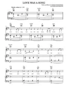 Love Was A Song - Brooklyn The Musical (Piano-Vocal-Guitar)