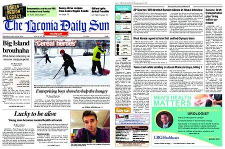 The Laconia Daily Sun – January 18, 2018