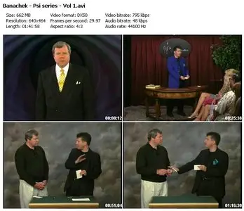 Banachek's Psi Series volumes 1 - Mentalism for the Casual Performer (2009)
