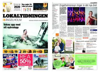 Lokaltidningen Ängelholm – 28 december 2019