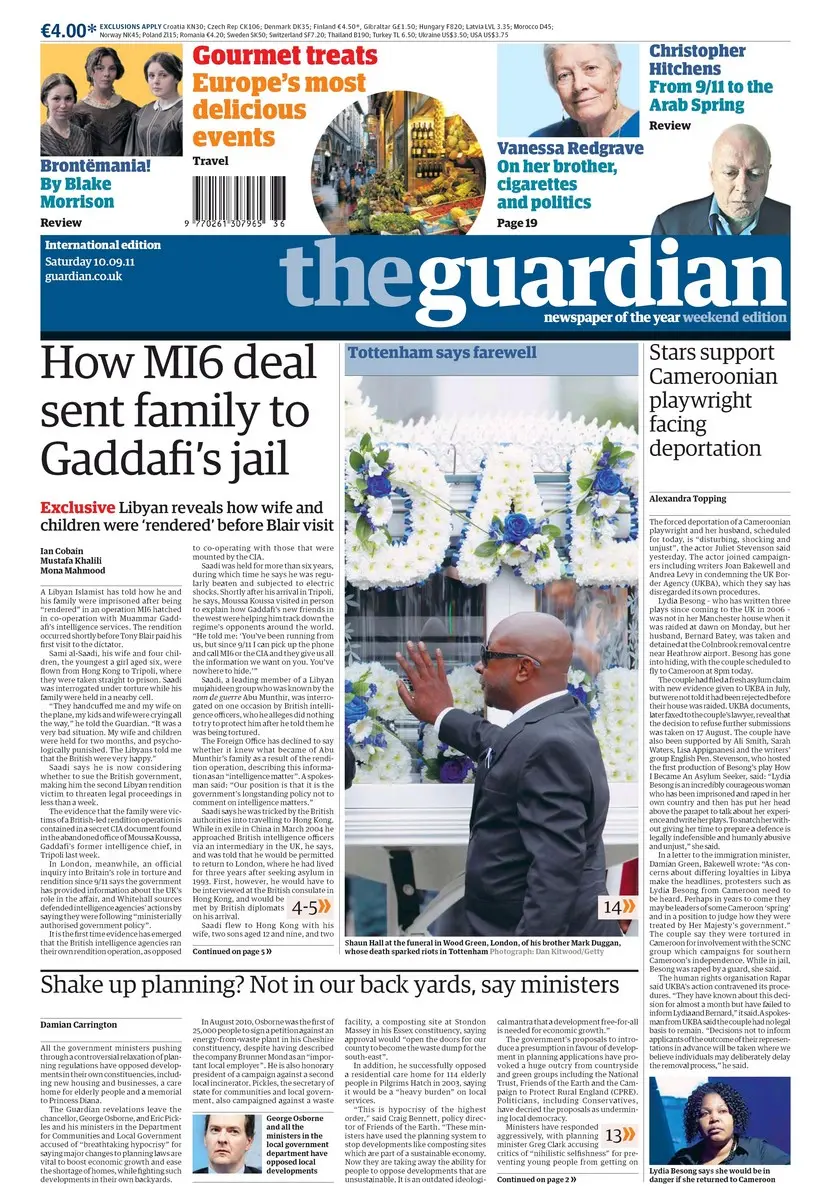 The Guardian International Edition - Saturday 10 September 2011
