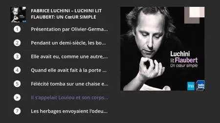 Luchini lit Flaubert (Un coeur simple)