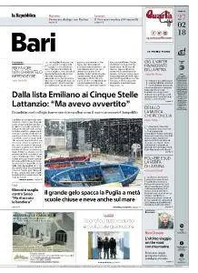 la Repubblica Bari - 27 Febbraio 2018