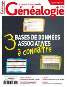 La Revue française de Généalogie - Décembre 2022 - Janvier 2023