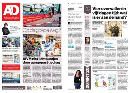 Algemeen Dagblad - Hoeksche Waard – 26 maart 2020