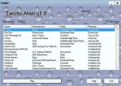 Atari Emulator + 512 Roms