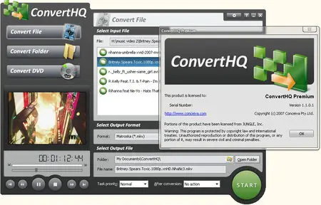 Conceiva ConvertHQ Premium 1.1.0.1 2008 Portable