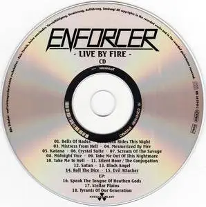 Enforcer - Live By Fire (2015) [Limited Edition, Digipak] DVD/CD