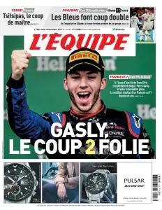 L’equipe du Lundi 18 Novembre 2019