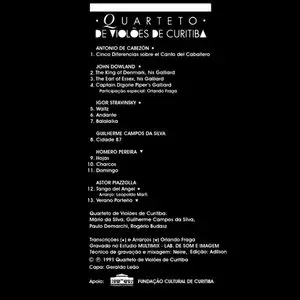 Quarteto de Violoes de Curitiba - Curitiba Guitar Quartet 