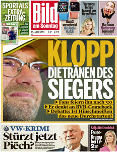 Bild am Sonntag, 19. April 2015