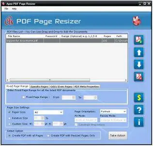 Apex PDF Page Resizer 2.3.8.2
