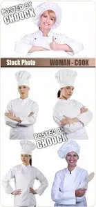 Woman - cook - Stock Photo