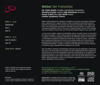 London Symphony Orchestra  & Colin Davis - Weber: Der Freischütz (2013) [Official Digital Download 24/96]