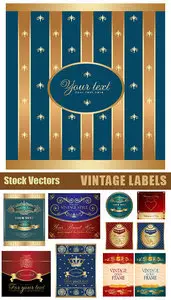 Stock Vectors - Vintage Labels