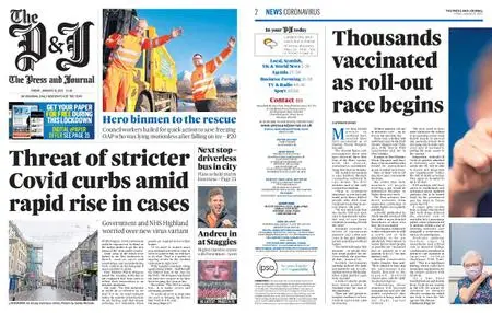 The Press and Journal North East – January 08, 2021