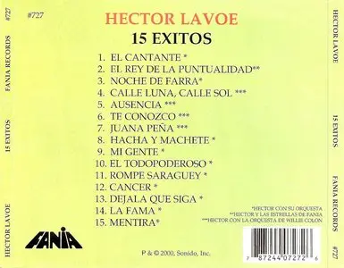 Héctor Lavoe – 15 Éxitos (2000)