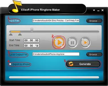 Xilisoft iPhone Ringtone Maker 2.0.4.0326