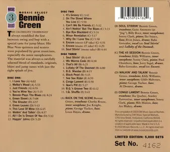 Bennie Green - Mosaic Select 3 (2003) {3CD Set, Mosaic MS-003 rec 1958-1962}